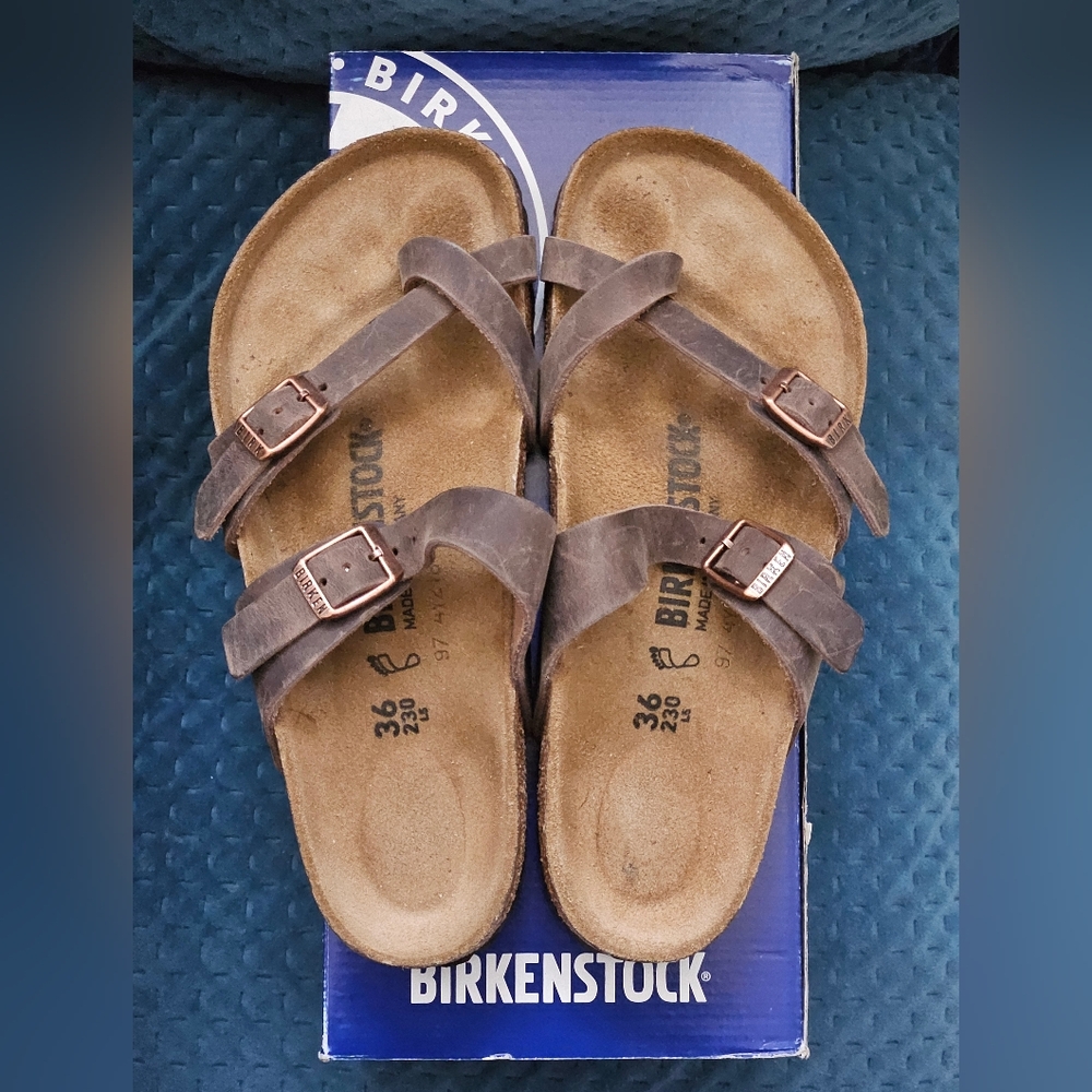 Birkenstock Mayari leather in habana size 36